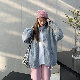 長袖ファッションカジュアル秋冬スタンドネックハイネックジッパー10~20代20~30代無地ジャケット