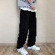 【一番人気】韓国 服 通販 メンズ ファッション 激安 セール シンプル カジュアル レギュラーウエスト レギュラー丈 無地 ボトムス