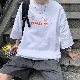 半袖シンプルファッションカジュアル韓国系一般一般夏ラウンドネックプルオーバープリント無地アルファベットプリントトップス