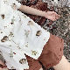 キュート折襟シングルブレストプリントプリントカートゥーンボタン花柄カジュアル・シフォンブラウス