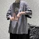 韓国 半袖 セットアップメンズ 夏 おしゃ夏スバンレーヨンファッションモード系カジュアルセットアップ