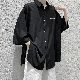 【今季マストバイ】シンプル ファッション 春夏 折り襟 シングル ブレスト 無地 アルファベット ボタン アウター
