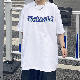 韓国系アルファベットラウンドネックカジュアルストリート系夏ファッションプリントシンプルトップス