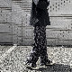 ポリエステルファッションストリート系韓国系春夏秋レギュラーウエストレギュラー丈グラデーション色なしボトムス