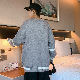 【上品なシルエット】韓国風ファッション シンプル カジュアル 秋冬春 Vネック シングル ブレスト 配色 ボタン アウター