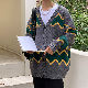なし一般一般秋配色韓国系シンプルVネックファッション長袖定番シングルブレストカジュアルアウター