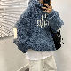 【今季注目 韓国風ファッション】コットン シンプル フード付き プルオーバー 刺繍 アルファベット トップス