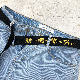 オールシーズン刺繍アルファベット中国風サークルバックルベルトベルト