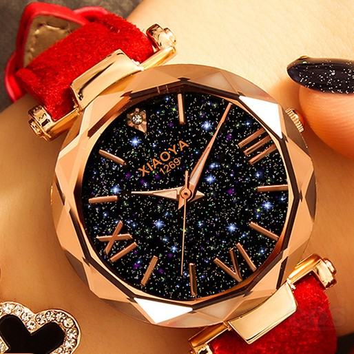 ファッション耐水深度10M合成皮革クォーツ時計夜光ラウンドブラック系ホワイト系合金腕時計