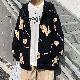 コットンシンプルジッパーメンズ ファッション 激安 セールカートゥーンフード付き一般長袖プリントオールシーズントップス