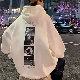 シンプル冬一般長袖ファッションストリート系カジュアルプルオーバー秋プリント一般フード付き韓国系アルファベットプリントトップス