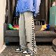 【リラックスパンツ】ファッション カジュアル 韓国系 メンズ 激安 レギュラー ウエスト レギュラー丈 チェック柄 配色 ボトムス