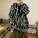 【絶妙な色合い】ニット ファッション 長袖 カジュアル 韓国系 秋冬春 ラウンドネック プルオーバー  配色 セーター トレーナー メンズ