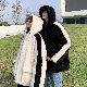 【今季マストバイ】ポリエステル 長袖 ファッション カジュアル 冬 フード付き ジッパー 配色 コート
