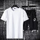 ホワイト1/Tシャツ+ブラック/ショートパンツ