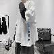 【大人コーデ】メンズ コーデ 春 韓国 ファッション ポリエステル 長袖 レイヤード / 重ね着風 プルオーバー シンプル プリント 配色 アルファベット ラウンドネック Tシャツ・POLOシャツ