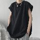 【大人コーデ】メンズ ファッション プルオーバー 無地 コットン シンプル 韓国系 Tシャツ・POLOシャツ
