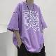  ファッション プリント プリント ラウンドネック  カジュアル 半袖  プルオーバーTシャツ・POLOシャツ韓国 通販 メンズ ファッション