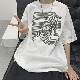  ファッション プリント プリント ラウンドネック  カジュアル 半袖  プルオーバーTシャツ・POLOシャツ韓国 通販 メンズ ファッション