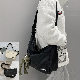 【キュート】可愛い 通販 安い 帆布 ファスナー 斜め掛け 無地 シンプル ファッション バッグ