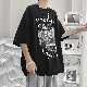 涼しい 服 メンズ【夏服 メンズ】fashionトレンドコーデ 夏コーデ 半袖 ファッション カジュアル 韓国系 ラウンドネック プルオーバー プリントTシャツ・POLOシャツ