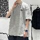 半袖シンプルカジュアル通勤/OLストリート系韓国系一般一般夏ラウンドネックプルオーバーグリーン20~30代無地なし混紡Tシャツ・POLOシャツ