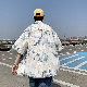 ポリエステル半袖シンプルファッションカジュアルレトロ韓国系森ガール一般一般夏POLOネックボタンプリントプリントボタンシャツ
