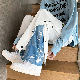 夏 服 メンズ【デザイン性抜群】ストリート系 韓国系 切り替え レギュラー ウエスト レギュラー丈 配色 カジュアルパンツ