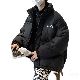 その他 長袖 ファッション カジュアル 定番 韓国系 一般 一般 冬 秋 スタンドネック ジッパー プリント アルファベット プリント綿コート・ダウンジャケット