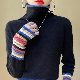  ニット 長袖 ファッション カジュアル 一般 一般 冬 秋 ハイネック プルオーバー 切り替え 配色 着痩せ効果セーター・カットソー