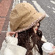 【人気集中アイテム】ファッション 安い レディース 人気 通販 可愛い シルエット 裏起毛 韓国風 無地 ポリエステル 帽子