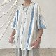 【目立つ 目を惹く】メンズ シンプル ファッション 韓国 オシャレ 夏服 ラウンドネック プルオーバー 配色 五分袖 Tシャツ・POLOシャツ