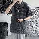 春夏ファッションTシャツ メンズカジュアル韓国ファッション オシャレ 服一般一般春夏ラウンドネックプルオーバー無地なし五分袖メンズTシャツ・POLOシャツ
