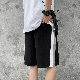 シンプルファッションカジュアル韓国ファッション オシャレ 服夏 服レギュラーウエストショート丈（3分4分丈）無地なしメンズショートパンツ