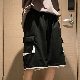ショートパンツポリエステル夏 服切り替えレギュラーウエストファッションバーミューダ（5分丈）配色韓国ファッション オシャレ 服