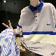 Tシャツ・POLOシャツ 一般 なし ポリエステル ファッション ラウンドネック アルファベット シンプル メンズ カジュアル 配色 一般 プルオーバー 半袖 夏 服 韓国ファッション オシャレ 服