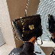 ショルダーバッグ・ハンドバッグ 韓国ファッション オシャレ 服 オールシーズン PU カバー 斜め掛け 無地 シンプル ファッション チェーン ポリエステル M