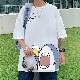 Tシャツ・POLOシャツポリエステルシンプルプリント半袖プリント夏 服一般韓国ファッション オシャレ 服一般プルオーバーラウンドネック