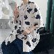 シャツ 折り襟 動物柄 アルファベット メンズ シンプル 夏服 カジュアル 五分袖 韓国ファッション オシャレ服 プリント