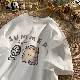 【存在感抜群】Tシャツ メンズファッション アルファベット トレンド ラウンドネック プリント 定番 モード系 夏服