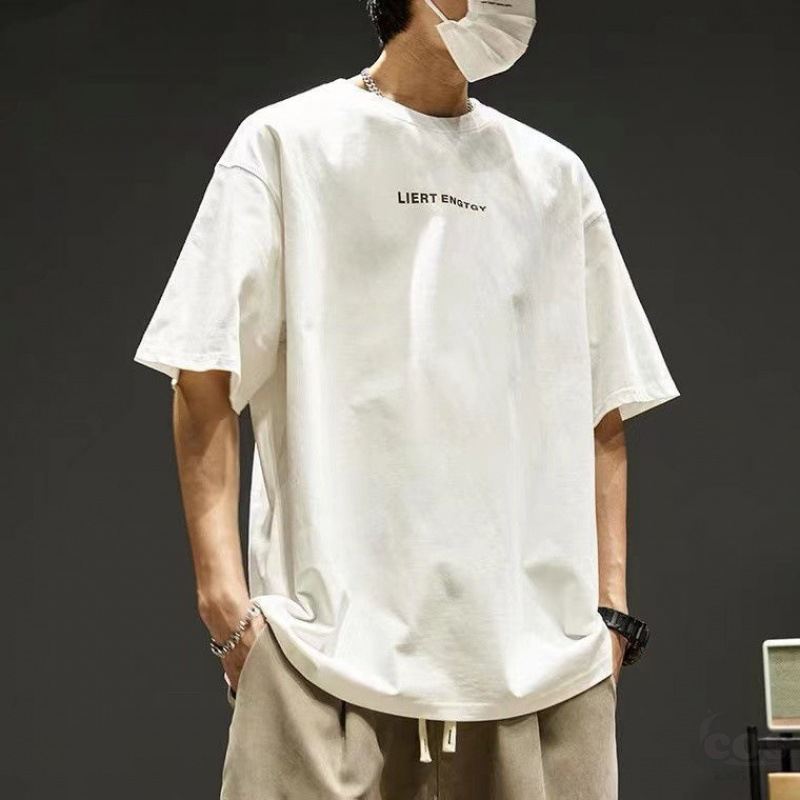 【着回し力抜群】 Tシャツ メンズファッション 人気 半袖 ラウンドネック プルオーバー 無地 夏服 韓国大流行新作