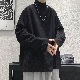 【韓国の人気爆発】Tシャツ メンズファッション 人気 プルオーバー オシャレ服 長袖 シンプル ハイネック ハンサム