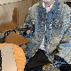 カーディガン シンプル ファッション カジュアル ナチュラル 韓国ファッション オシャレ 服 秋  服 メンズ ポリエステル 長袖 一般 一般 折り襟 シングルブレスト ボタン 無地