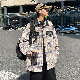 シャツ シンプル ファッション カジュアル 韓国ファッション オシャレ 服 ナチュラル 秋  服 メンズ ポリエステル 長袖 一般 一般 折り襟 シングルブレスト ボタン チェック柄