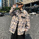 シャツ シンプル ファッション カジュアル 韓国ファッション オシャレ 服 ナチュラル 秋  服 メンズ ポリエステル 長袖 一般 一般 折り襟 シングルブレスト ボタン チェック柄