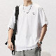 Tシャツ・POLOシャツ カジュアル 韓国ファッション オシャレ 服 シンプル ファッション 夏 服 コットン 五分袖 一般 ラウンドネック なし アルファベット プリント
