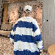 セーター秋  服配色一般一般韓国ファッション オシャレ 服春 服ファッション切り替え長袖プルオーバー冬  服ニットカジュアル定番シンプルラウンドネック