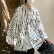 秋 服 メンズシャツ メンズ 韓国ファッション オシャレ 服 定番 ポリエステル ファッション 秋  服 長袖 カジュアル ストライプ柄 一般 ボタン シングルブレスト シンプル