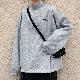 パーカー・トレーナーカジュアル韓国ファッション オシャレ 服その他長袖一般ショート丈ハイネックプルオーバーなしアルファベット