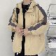 ジャケット 長袖 一般 メンズ フード付き シンプル 韓国ファッション オシャレ 服 秋冬 なし 一般 ジッパー ポリエステル 配色